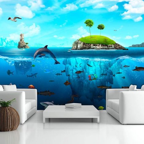 Papier peint royaume nautique - 350 x 245 cm (1/4)