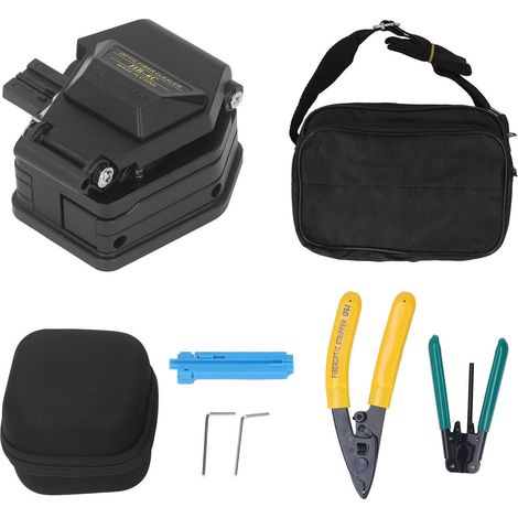 Kit d'outils pour fibre optique, sac, assemblage de connexion à froid FTTH, terminaison, accessoires industriels (1/5)