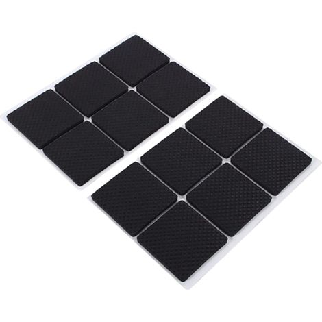 de protection antidérapants auto adhésifs en caoutchouc noir (1/5)