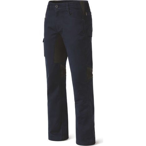 Pantalon De Travail Slim – Caterpillar Operator Flex Bleu – Twill Stretch 250 g – Multi-Poches – Souplesse & Confort - 50 (1/5)