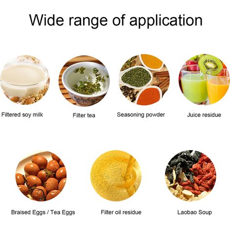 Tamis à farine manuel en acier inoxydable, passoire à farine de cuisine avec filtre fin (1/4)