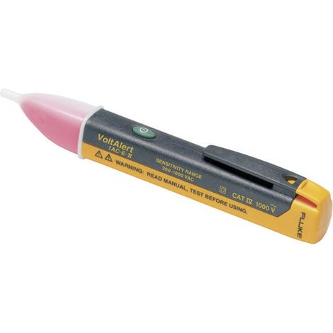Fluke – Détecteur de tension sans contact – CAT IV 1000 V – Indication LED et acoustique – Plage de mesure 200 à 1000 V – Testeur professionnel
