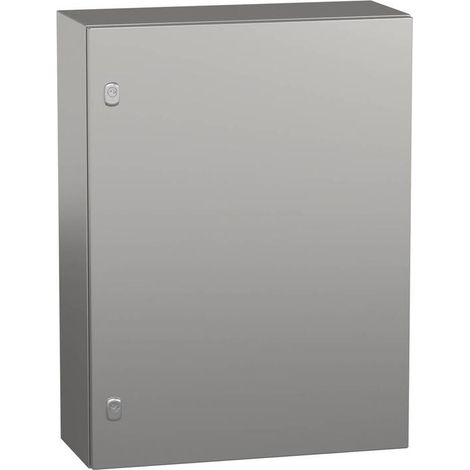 [NEUWERTIG] B-Ware Schneider Electric SPACIAL S3X Edelstahl Scotch Brite-Oberfläche Montageplatten (1/2)