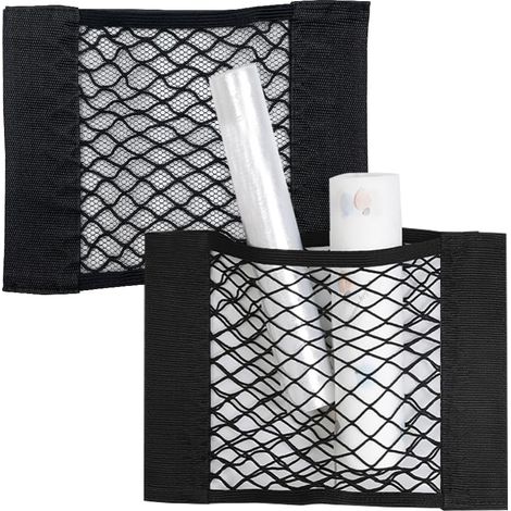 Stück Netz-Aufbewahrungsnetztaschen, elastisches Rücksitz-Aufbewahrungsnetz, Gepäck-Autositz-Organizer, für LKW, Auto, SUV (16,5 23 cm)