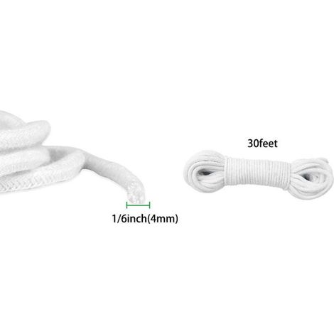 Corde d’arrosage automatique en coton bio pour plantes et semis – Système d’irrigation goutte à goutte sans électricité, 5 mètres (1/5)