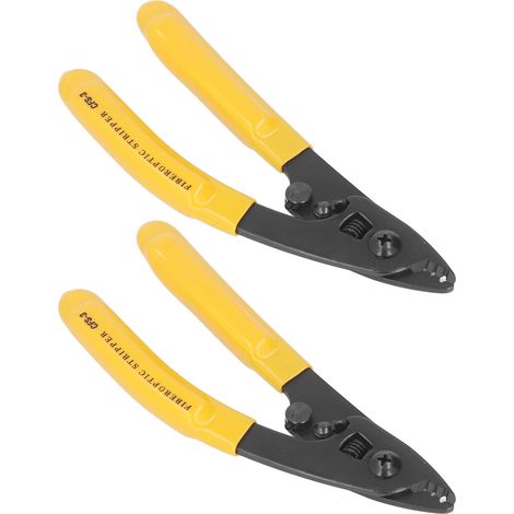 Tragbares 3-Port-Abisolierwerkzeug für Glasfasern, 250 µm Beschichtung, mit Schraubenschlüssel. (1/5)