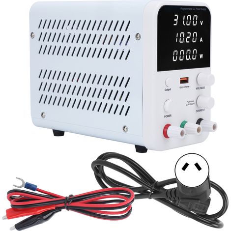 Alimentation DC programmable WPS3010B 30V 10A 300W, bloc d'alimentation variable de laboratoire, USB, prise UE 230V, régulateur de tension réglable, source de courant stabilisée. (1/5)