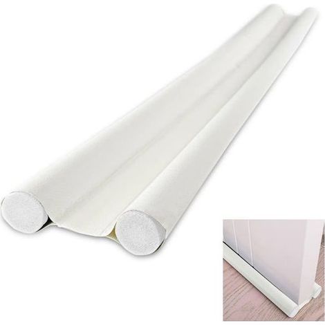 Boudin de porte - - 96 cm - Cuir - Anti-froid isolant - Lavable (1/5)