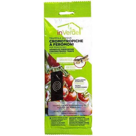 TRAPPOLA CON FEROMONI PER POMODORO PER TIGNOLA DEL POMODORO 3PZ INVERDE