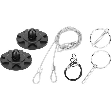 Lot Béquille Verrou Capot Auto Course CNC Aluminium Billet Sport Fixation Kit Accessoire (1/5)