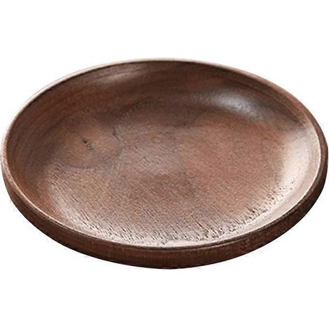 Pièce de vaisselle polyvalente, assiette ronde en bois qui rehausse tout style de décoration : (1/4)
