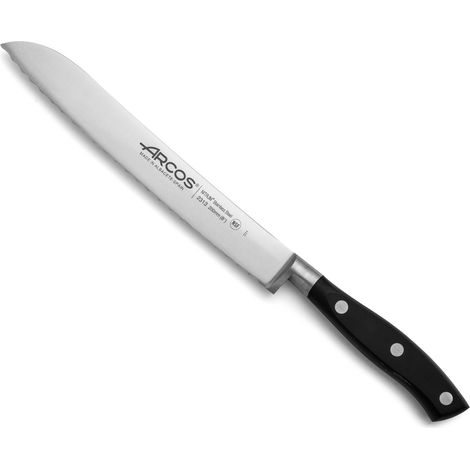 Coltello da pane Arcos Riviera nero lama 20 cm (1/5)