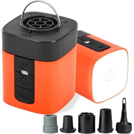 Pompe à air électrique portable, pour un gonflage facile et une utilisation à domicile ou en extérieur.-AquaForge (1/5)