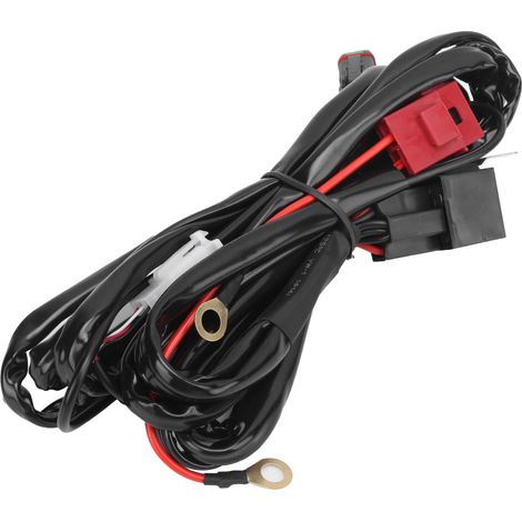 Faisceau de câblage pour interrupteur 40 A 12 V LED 3 m 1V1 avec interface DT étanche pour projecteur de voiture (1/5)