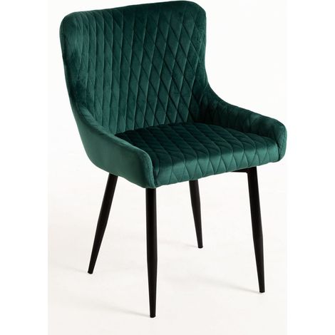 Packs Sillas Comedor - Pack 2 Sillas Sanda Terciopelo - Verde (1/5)