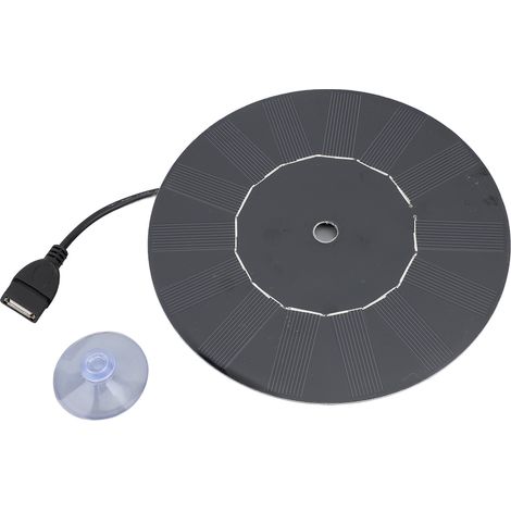 Ortviai Panneau Solaire Circulaire 5 W en Silicium Monocristallin pour Éclairage d'Urgence et Feux de Signalisation (1/5)