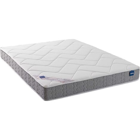 Matelas mousse Bultex nano confort ferme 21 cm – Épaisseur cœur 16 cm – Traitement antibactérien et anti-acariens – Fabrication française (1/5)