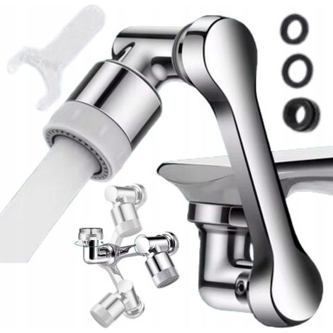 Schwenkbarer Wasserhahn-Luftsprudler Verlängerung METALL-LUFTSSPÜLER An einem Schwenkarm 1080