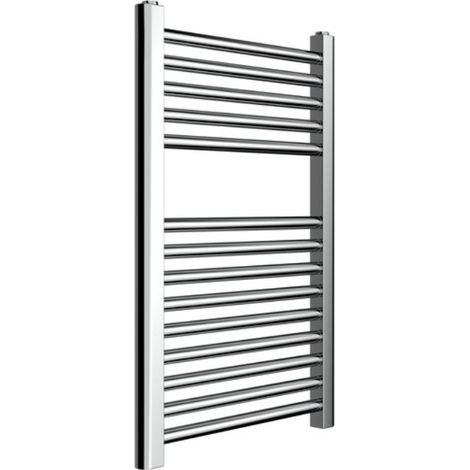 Termoarredo cromato bagno in acciaio calorifero termosifone scaldasalviette  misure h680xl450xi400 14 tubi - pezzi 1 (1/5)