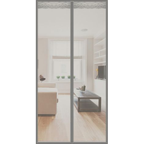 Moustiquaire magnétique pour porte, rideau anti-insectes magnétique Massway à fermeture automatique avec maille résistante pour porte de balcon, salon, porte-fenêtre, sans perçage (1/5)