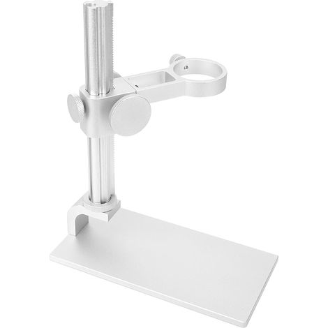 Verstellbarer Stativhalter aus Aluminiumlegierung für digitale Elektronenmikroskope, Zubehör, Weiß (1/5)