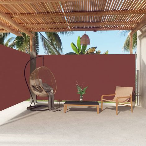 FIMEI Auvent latéral rétractable Marron 180x600 cm (1/5)