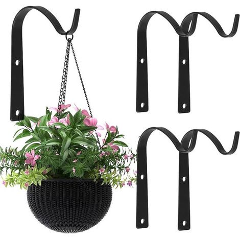 Ganchos colgantes multifuncionales para plantas,4 ganchos para plantas,jarrones y comederos (1/5)