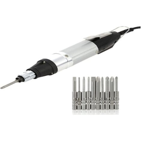 Irovami Tournevis électrique 800 – 10 embouts, design en ligne, puissant – Idéal pour bricolage, atelier, électronique (1/5)