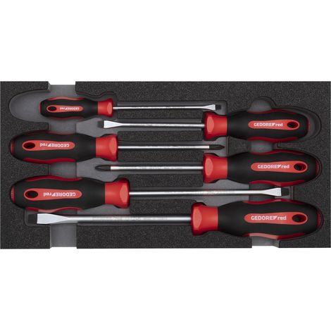GEDORE RED 3301712 - Vis Dr. Set PH SL 2/6 CT-Module 6 pcs. , R22150013 (1/3)
