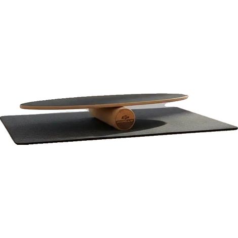 Balance Board Trainer, Robuste Holzbauweise, Rutschfeste Matte, FXC3UOH94HHKI5 (1/2)