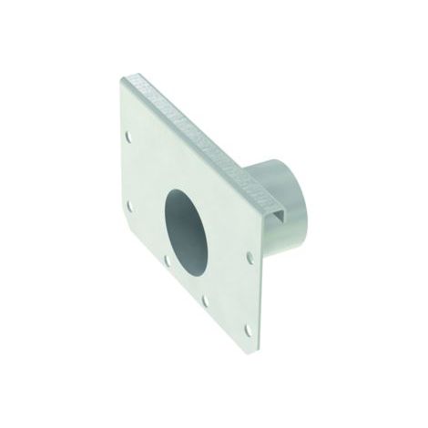 Gouttière type 200, paroi d'extrémité DN 50 BH 140, 1.4404