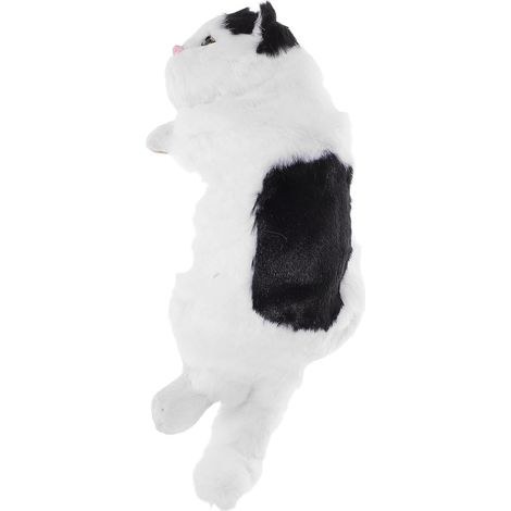 Katzenfigur aus Kunstplüsch zum Aufhängen als niedliche