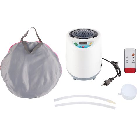 Bain de vapeur portable 2L, pliable pour maison, machine à vapeur pour sauna intérieur, prise US 110V. (1/5)