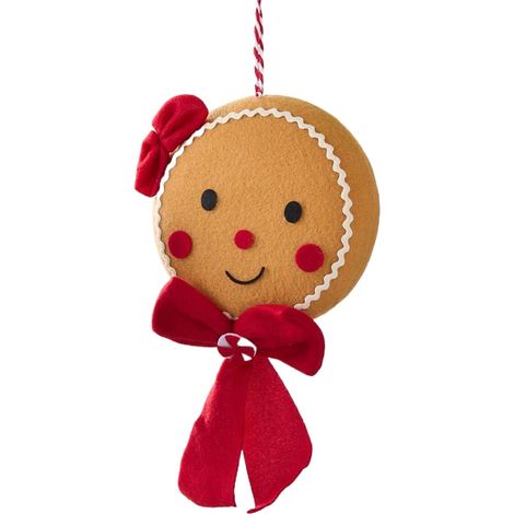 Pendentif Bonhomme d'Épices pour Sapin Noël Décoration Saisonnière Souvenir Ornement Noël Peluche Bonhomme D'Épice Ferme Porte Mur Salon Chambre Balcon (1/5)