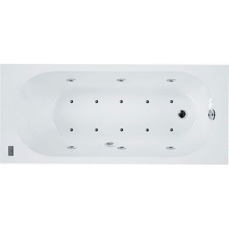 Baignoire acrylique sans tablier DS Confort 170 x 75 cm Blanc brillant - Serena (1/2)