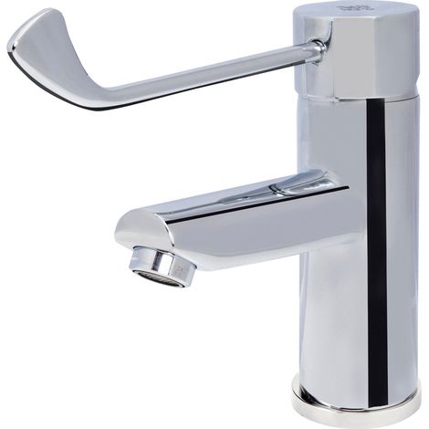 Presto Grifo gerontológico lavabo monomando mezclador karim antiescaldamiento cromo (1/2)