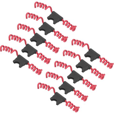 Set mit 10 Kfz-Sicherungshaltern (Inline), sauerstofffreies Kupfer, mit 14AWG-Kabelbaum und 20-A-Flachsicherung, 20 cm (1/5)
