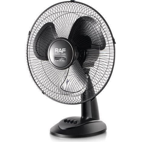 Ventilateur sur pied silencieux 3 pales – 3 vitesses – Moteur puissant – Pour chambre, salon, bureau – Design compact (1/4)