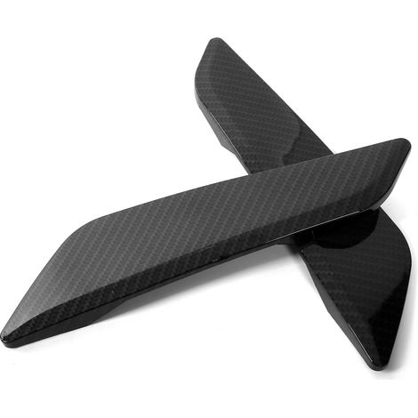 Lot de 2 caches d'aération latéraux de garde-boue (gauche et droite) de remplacement pour BMW Série 5 G30 (2017-2020), style fibre de carbone (1/5)