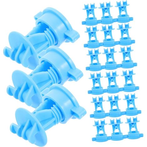 Isolateurs De Clôture Électrique 40pcs Accessoires pour Clôtures Isolateurs en PP Résistants Aux Courts-Circuits Sécurisés Et Pratiques (1/5)
