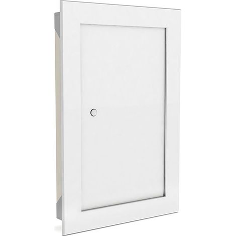 Volet de désenfumage blanc à portillon, installation verticale, D 380 x 630 mm S&P (UNELVENT) 710532 (1/2)