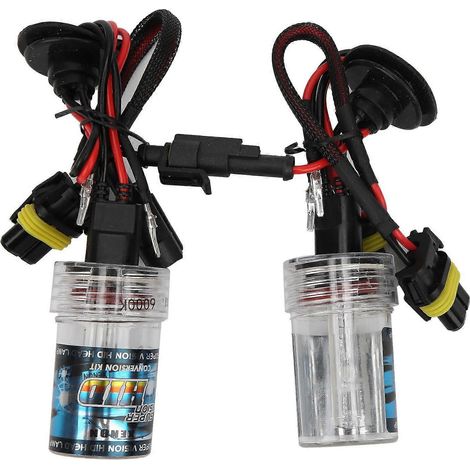 Lot de 2 ampoules H11 pour phares de voiture, 35 W, 6000 K, 3250 lm, lumière blanche haute luminosité. (1/4)