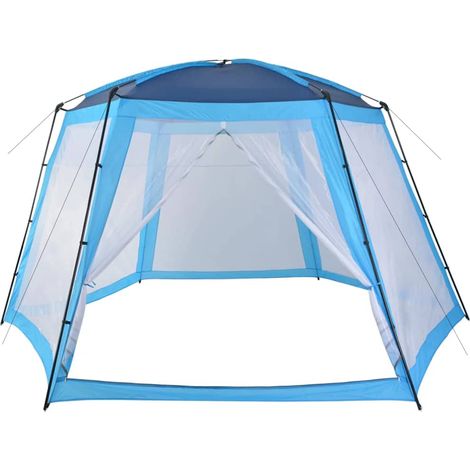 vidaXL Carpa para piscina de tela azul 500x433x250 cm (1/2)