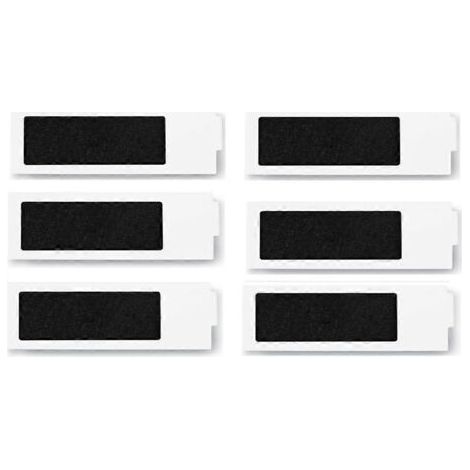 FENOPLASTICALot de 6 filtres HEPA pour aspirateurs robots Ecovacs Deebot T20/T20MAX/T20PRO/X1 OMNI/T10 Omni/Turbo - Pièces de rechange (1/5)
