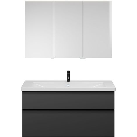 burgbad Eqio Set, bestehend aus Spiegelschrank links, (1/2)