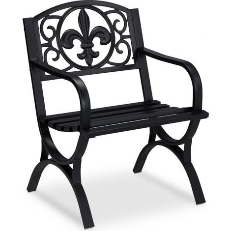 Metal garden chair in antique style (1/5)