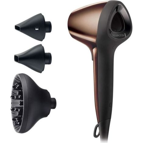 Sèche-cheveux ionique Remington D7777 Air3D 1800 W marron (1/5)