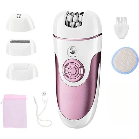 4 en 1 épilateur femme rasoir rechargeable USB homme pieds (1/3)