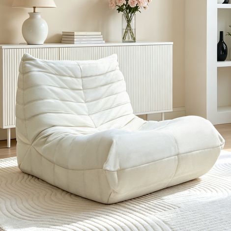 Fauteuil-canapé confortable et moelleux, garni de mousse de haute qualité, idéal pour lire et se détendre (1/5)