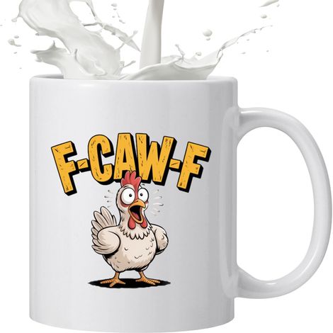 Mugs Café Originaux Tasse À Thé Design Poulet 325 Ml Pour Lait, Chocolat  Mug Fantaisie Boissons Chaudes Idée Cadeau Originale Pour Homme Travail Anniversaire Bureau Café Thé Cho (1/5)